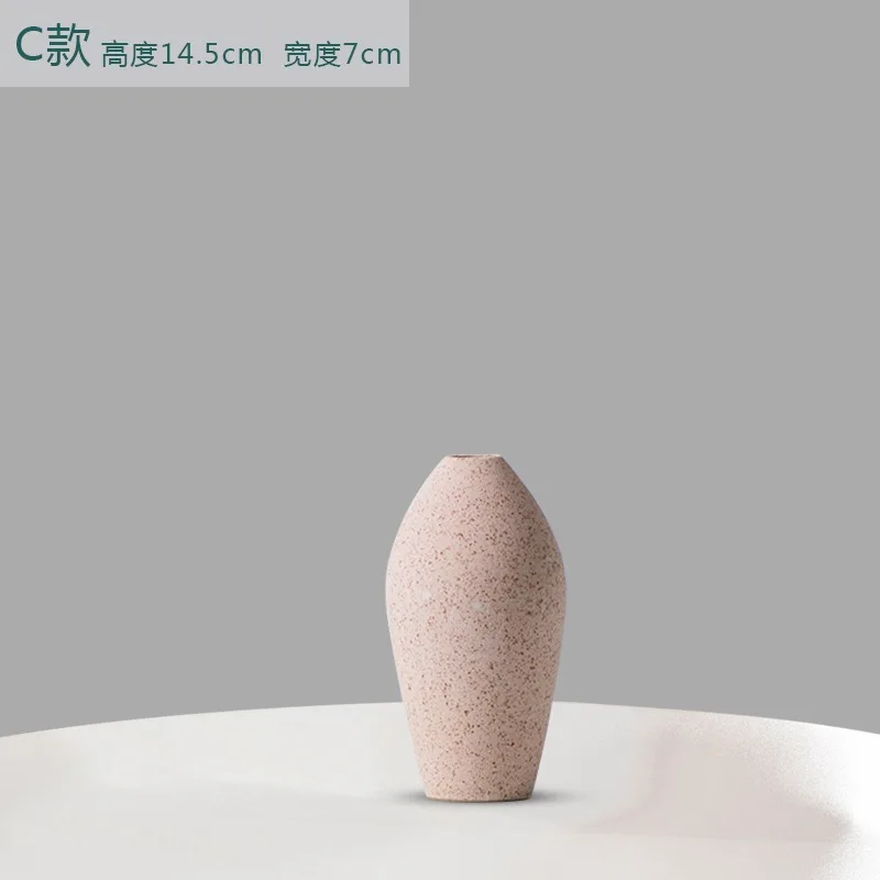 Украшение для дома керамическая матовая Маленькая ваза декоративная креативная