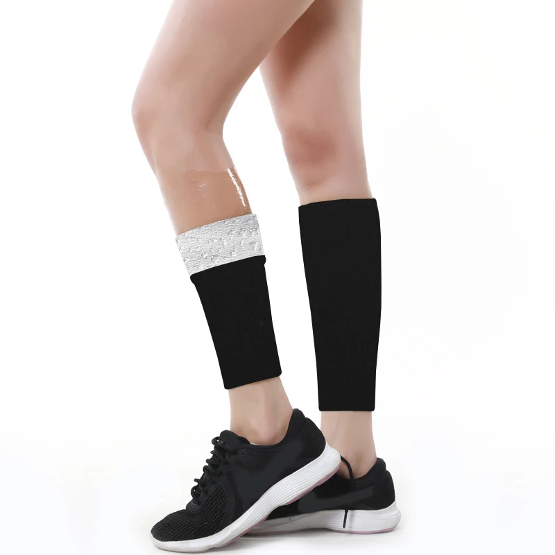 

Новейшая Женская сауна триммер для икры Компрессионные рукава для ног 2 упаковки новая корректирующая одежда для похудения каффы похудение...