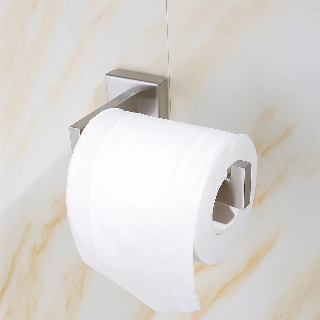 

Bathroom Toilet Paper Holder Stainless Steel Wall Mounted Toilet Roll Towel Shelf Waterproof Kitchen Bathroom Accessories CD