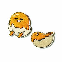 cartoon small chickens eggs patches for clothing iron on embroidered applique cute patch for fabrics badges garment diy patches
