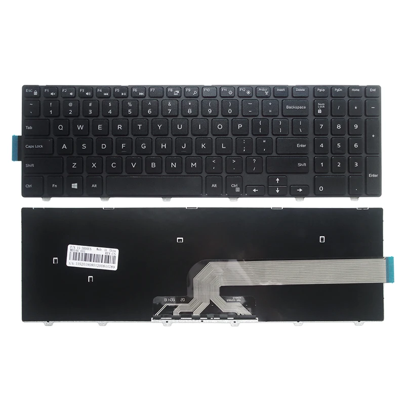 Новая клавиатура для DELL Inspiron 15 3000 5000 0KPP2C SN8234 490.00H07.0L01 SG-63510-XUA 0JYP58 MP-13N7 0HHCC8 OG7P48