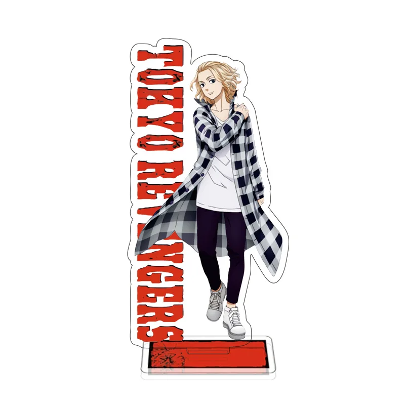 

Anime Tokyo Revengers Figure Acrylic Stand Manjiro Ken Takemichi Hinata Atsushi Cosplay Model Plate Desk Decor Standing Fans Hot