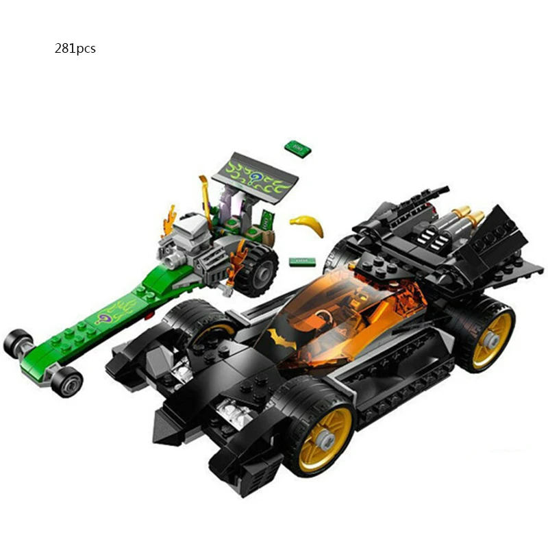 281 шт. новинка распродажа развивающий Бэтмен DC Comics Riddler Chase Flash сделай сам