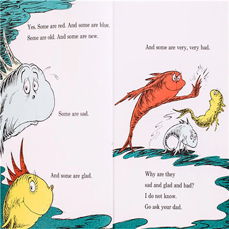 20 книг/набор Классический чехол доктора Сейн кошка в шляпе Детские Веселые