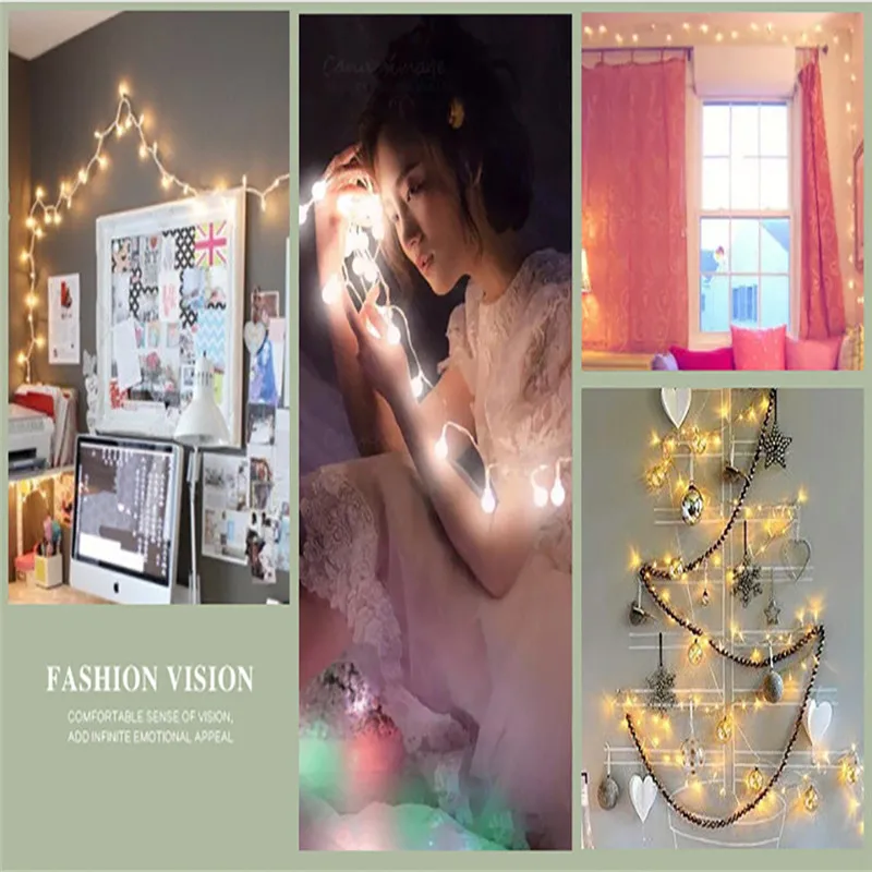 Лидер продаж гирлянда с питанием от батарейки 3 м 10 светодиодная шариками