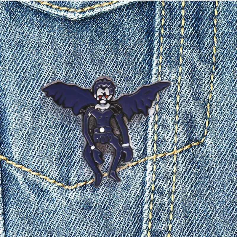 Брелок брошь значки мультфильм Эмаль Булавка Хатаке Какаси тетрадь смерти Ryuuku