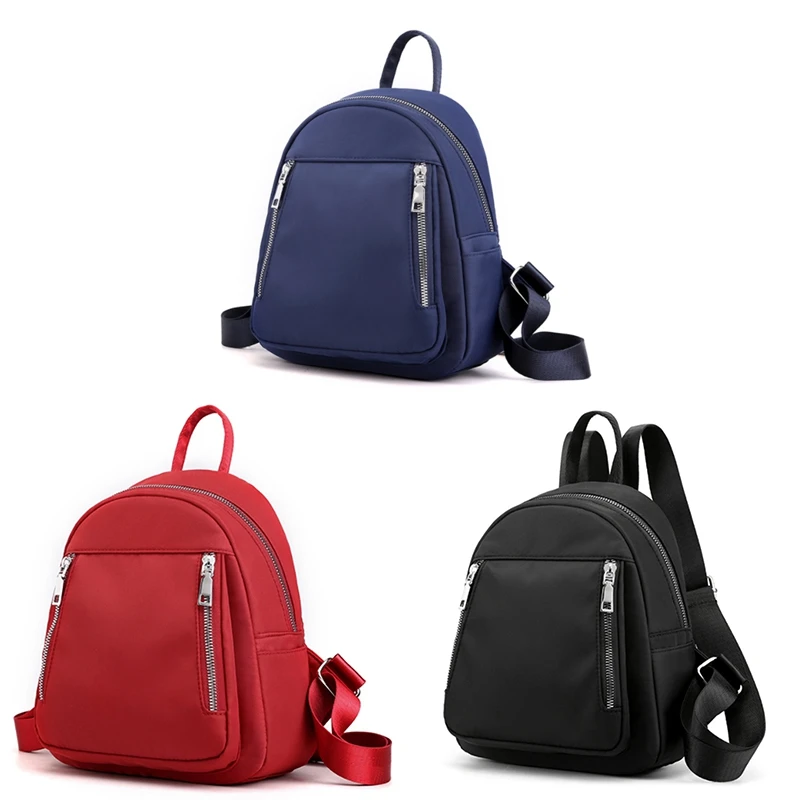 

NEW-Casual Backpack Women Travel Waterproof Nylon School Bags For Teenage Girls High Quality Fashion Shoulder Packbag