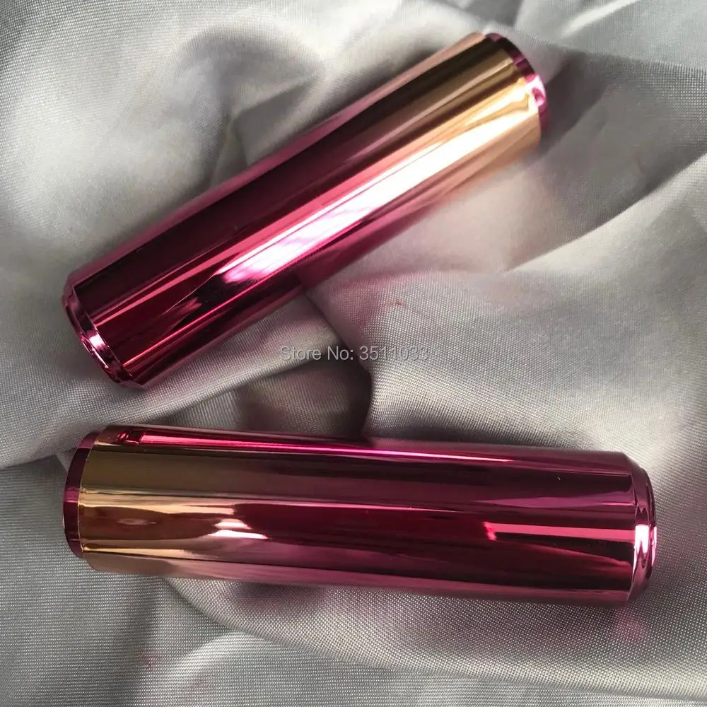 Новинка золотой фиолетовый градиентный тюбик для губной помады пластиковый