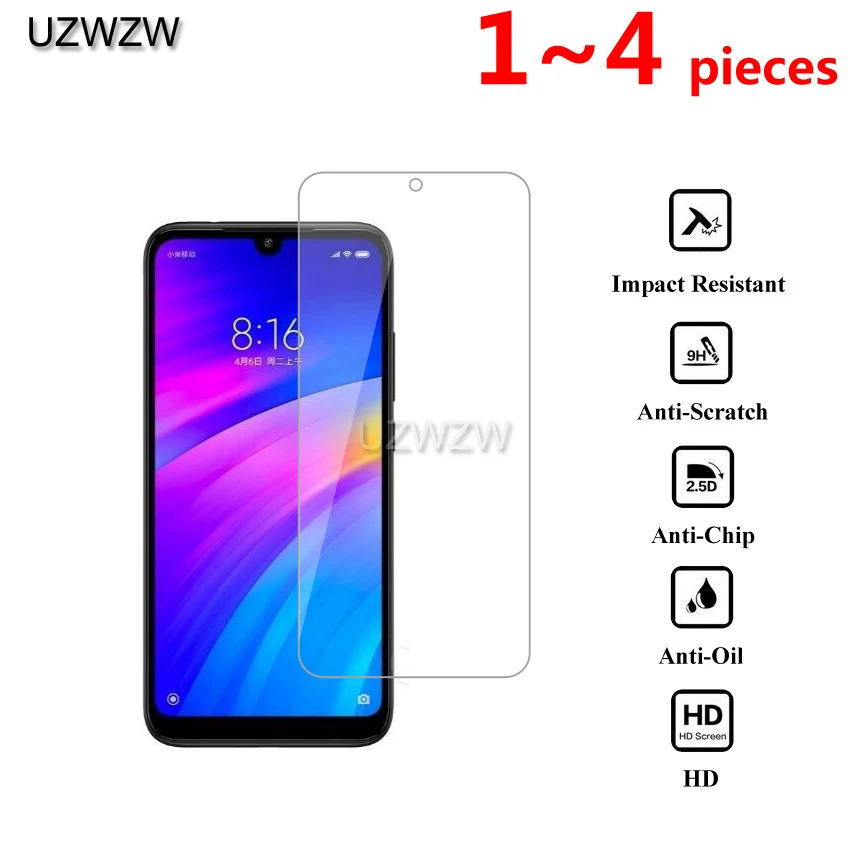 2.5D HD закаленное стекло для Xiaomi Redmi 7A/Redmi 7 защитная пленка для экрана для Xiaomi Redmi 7A 7