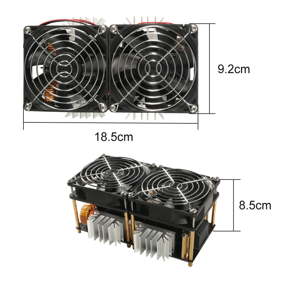 Индукционный нагреватель ZVS 1800 Вт с функциями нагрев охлаждение катушкой |