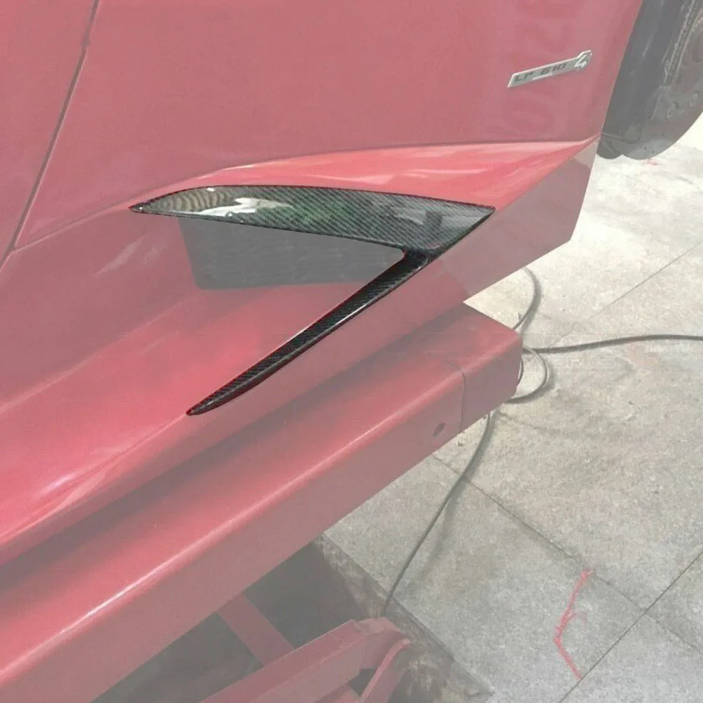 Автомобильные Боковые разветвители из углеродного волокна фартук с губами чехол