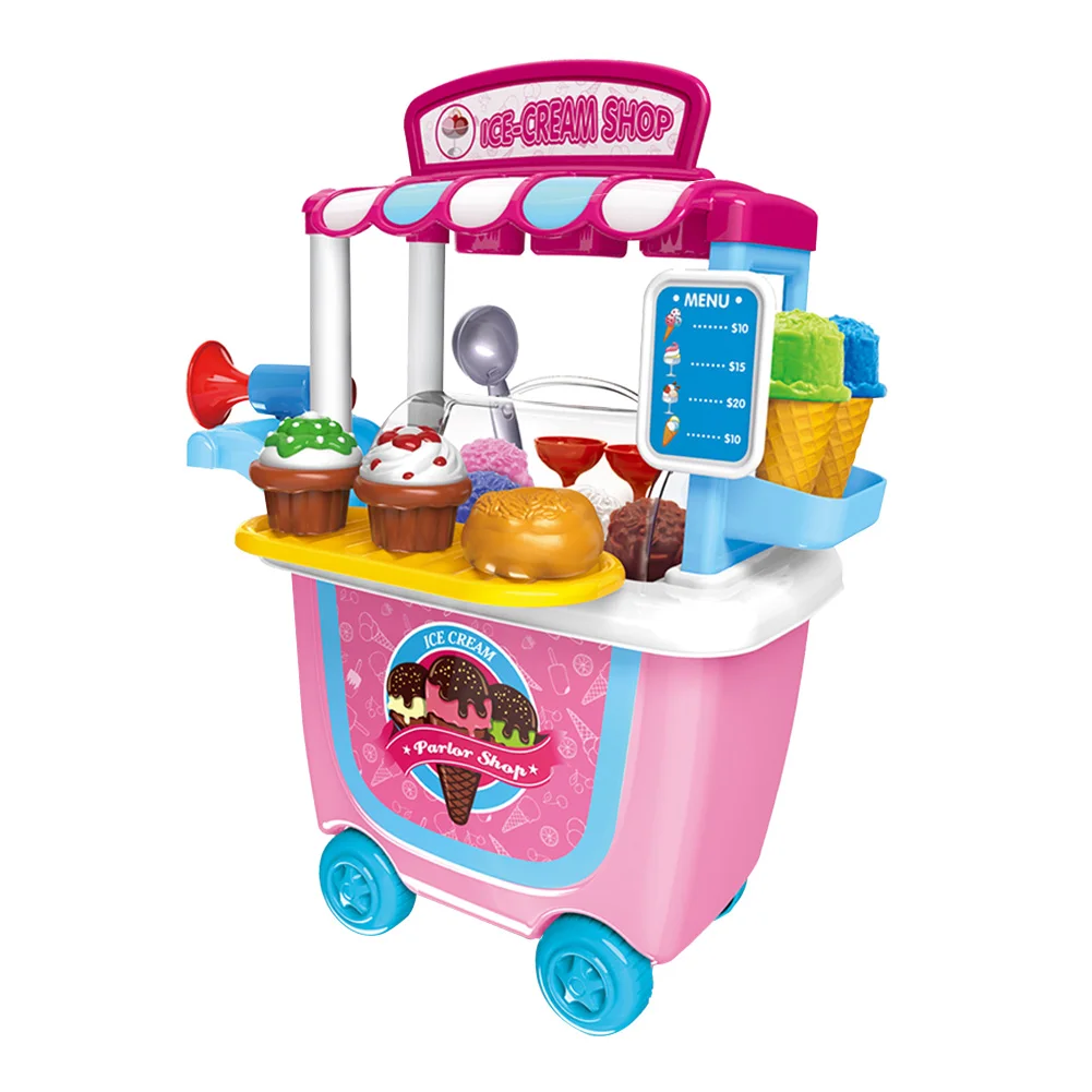 Корзина кухонная игрушечная тележка набор мини малышей ролевые игры Забавный