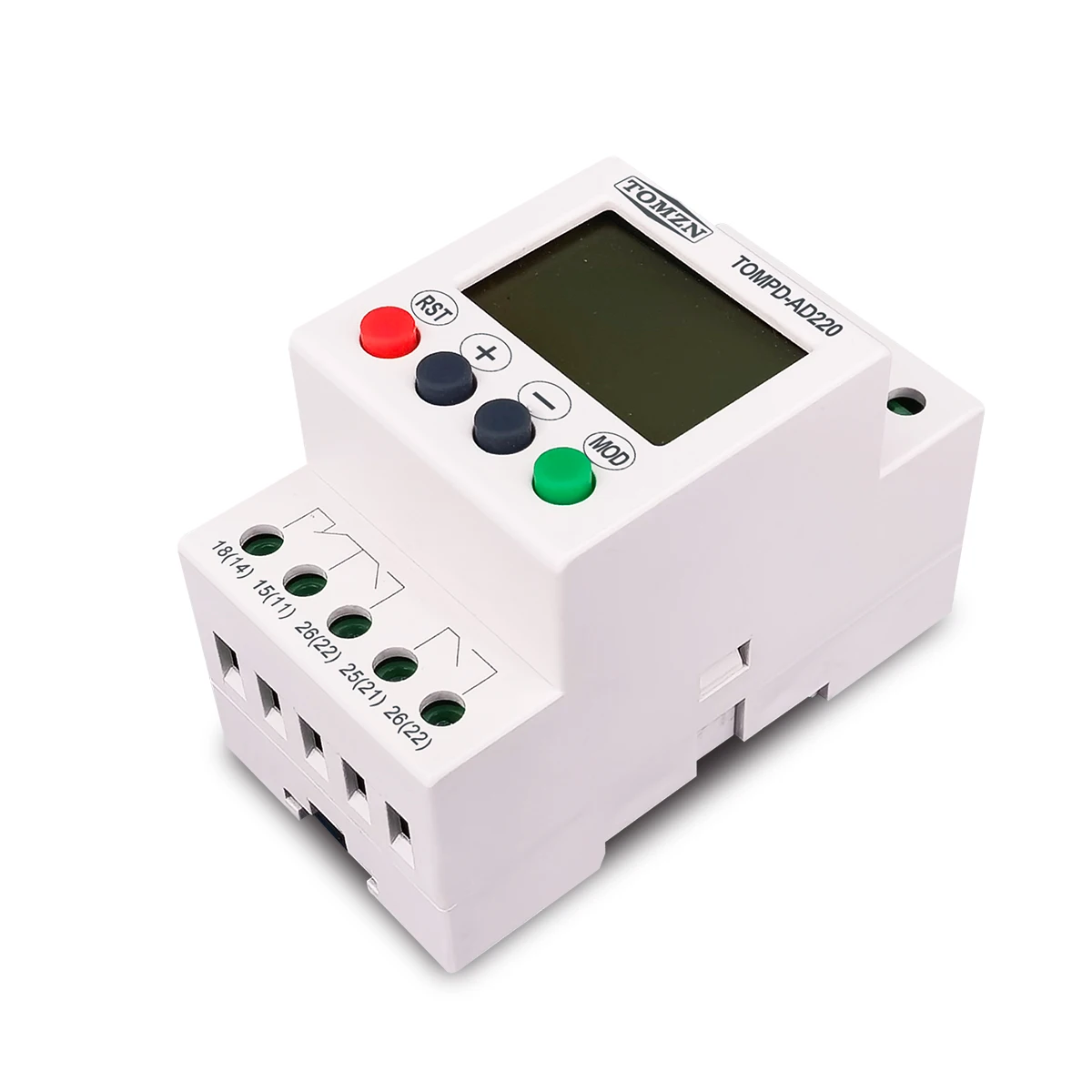 Реле контроля переменного/постоянного тока TOMZN 110-240 В DIN-рейка защита от