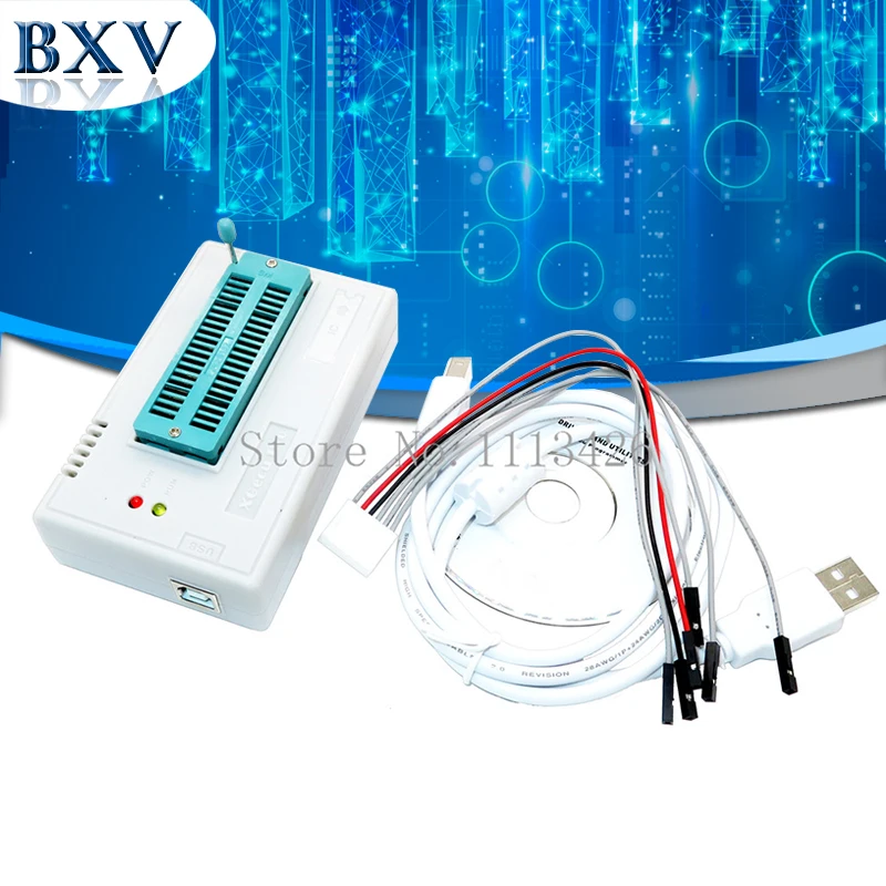 

1PCS V7.05 TL866II Plus BIOS USB Universal Programmer ICSP Nand FLASH EEPROM 1.8V 24 93 25 better than TL866A TL866CS