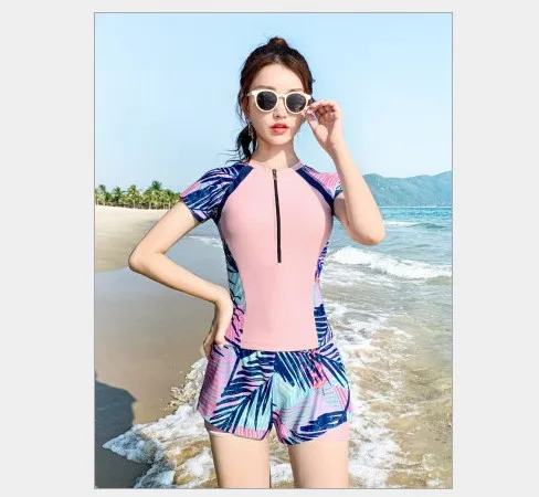 Женский купальный костюм тройка Maillot De Bain танкини с высокой талией шортами|suit
