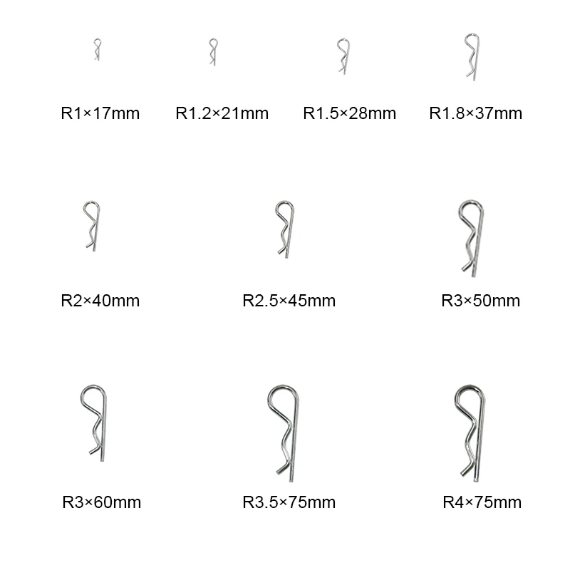 50 шт. 20 штифты для волос из углеродистой стали с защитой от ржавчины пружинные