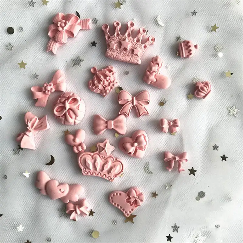 Мультяшный галстук-бабочка форма короны силиконовая инструменты для украшения