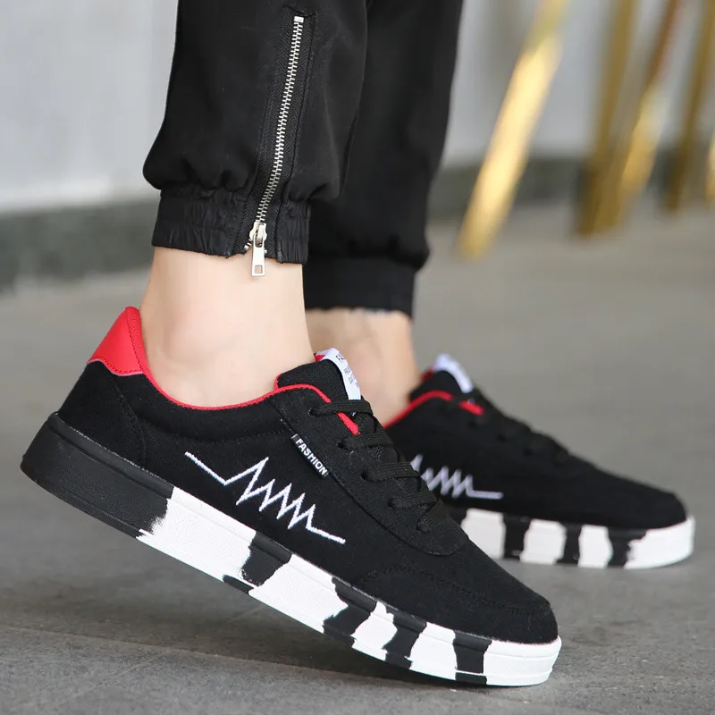 

Wear-resistant Men Casual Shoes Comfortable Large Size Brand New 2021 Party Driving Flat Trend Personality Fashion