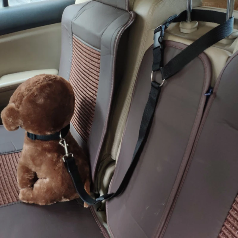 

Pet Products Universal Practical Cat Dog Safety Adjustable Car Seat Belt Harness Leash Puppy Seat-belt Travel Clip Strap Leads