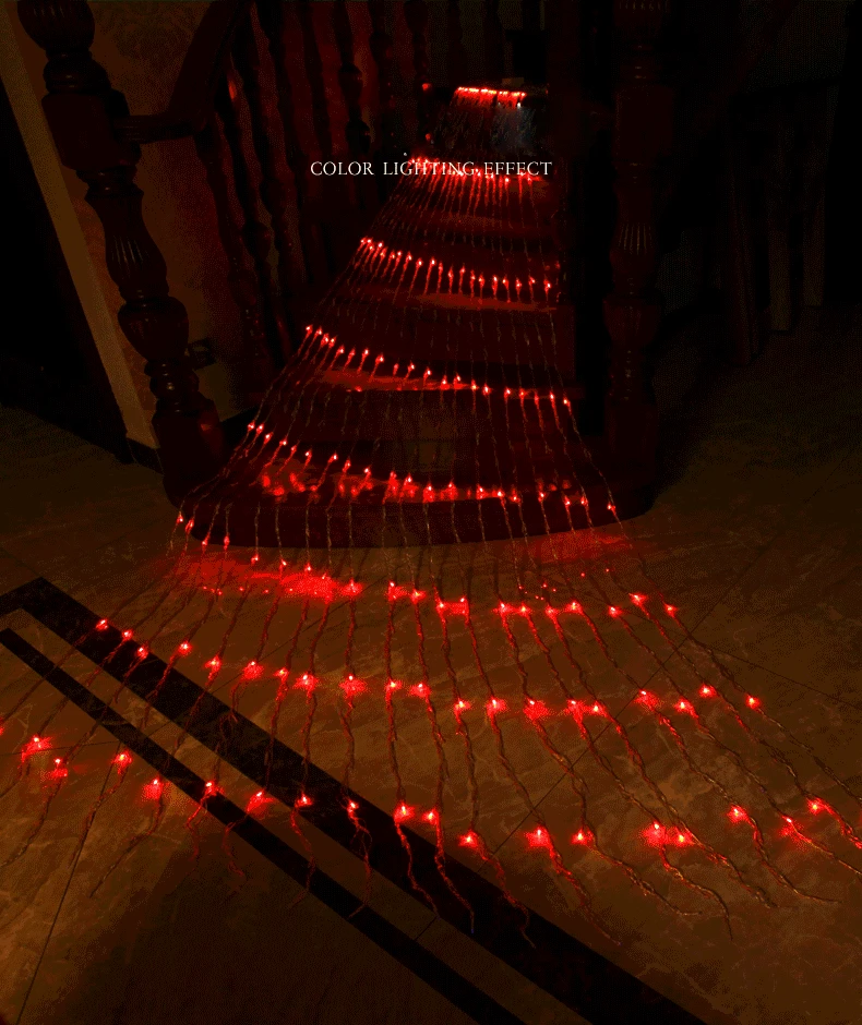 Светодиодная лампа гирлянда метеоритный дождь 320