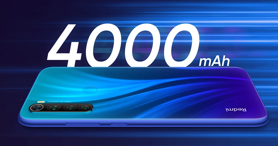 New Global ROM Xiaomi Redmi Note 8 4GB 64GB 48MP Quad Camera Smartphone Snapdragon 665 Octa Core 6.3" FHD Screen 4000mAh