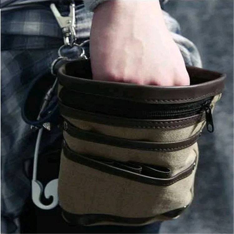 Кожаная винтажная декоративная карманная сумка для косплея рыцаря викинга