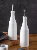 kitchen oiler leakproof household oil dispenser bottle soy sauce vinegar bottle seasoning pots gravy boats ceramic oil pot lb468