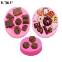 3pcs diy handmade chocolate candy silicone mold cookie ice cube polymer clay gadget cake dessert decoration mold