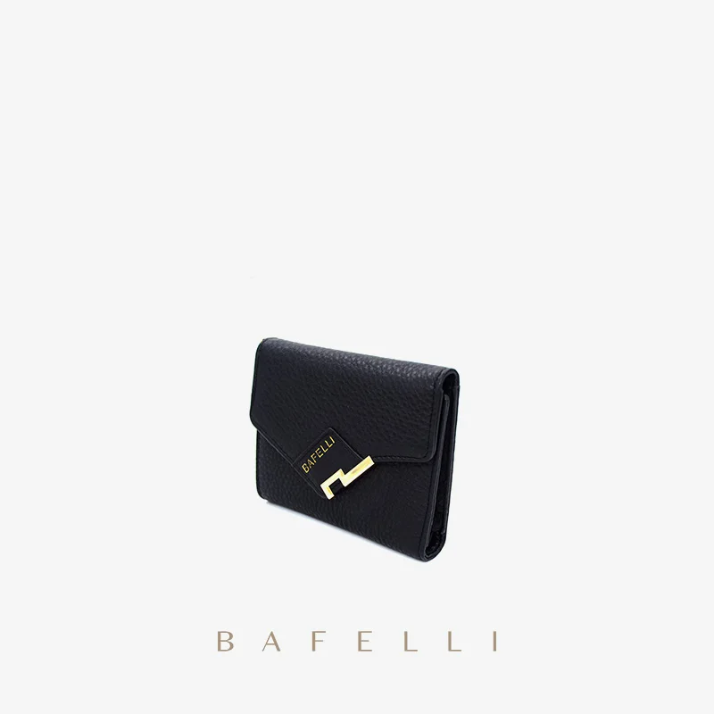 BAFELLI женский короткий био-кошелек из натуральной кожи зажим для наличных Женский