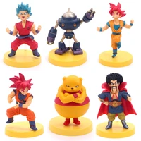 dragon ball super son goku hercule hitto action figure model toy collection ornaments movie tv finished goods