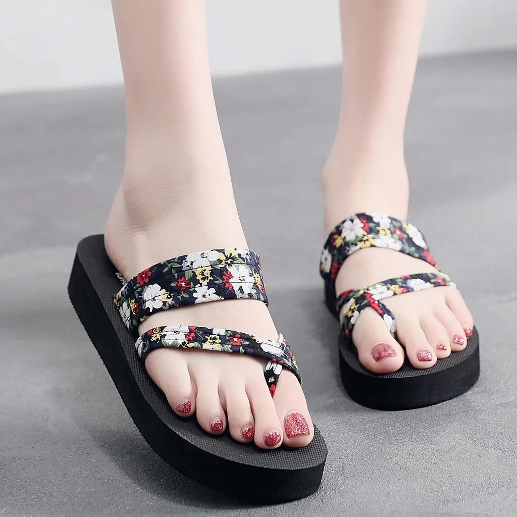 Домашние летние женские сандалии нескользящие Вьетнамки на плоской подошве
