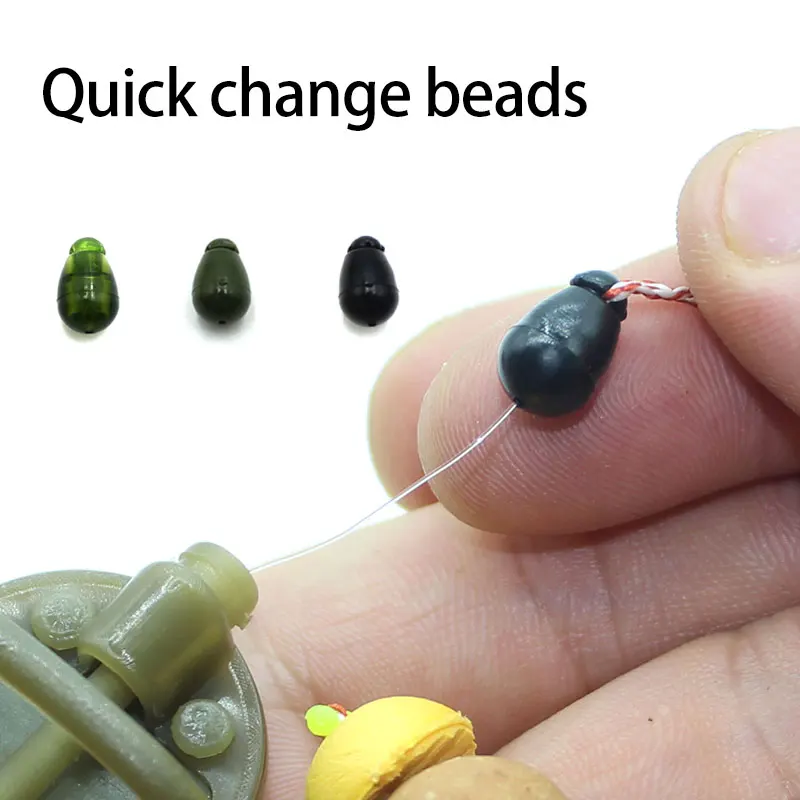 Аксессуары для ловли карпа 20 шт. Быстросменные бусины метод фидера вертолет
