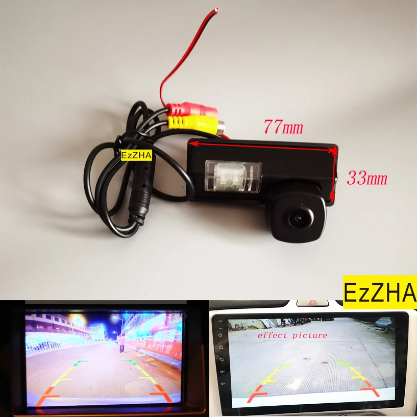 

EzZHA Car Rear View Reverse Back Up Parking Camera for Suzuki SX4 Fiat Sedici Maruti Baleno Dodge Trazo C11