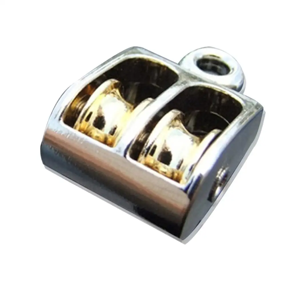 

36/52/75mm Silent Metal Sheave Zinc Alloy Fixed Pulley and Pulley Wheel D Single/double Bearing Block Crown Mini Lifting Ta J3T2