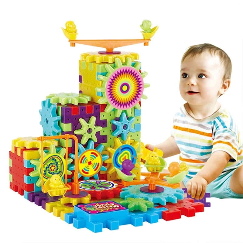 

Новые пластиковые электрические скорости, 3D головоломки, строительные модели, 81 шт., обучающие игрушки для детей, детские подарки, игрушки М...