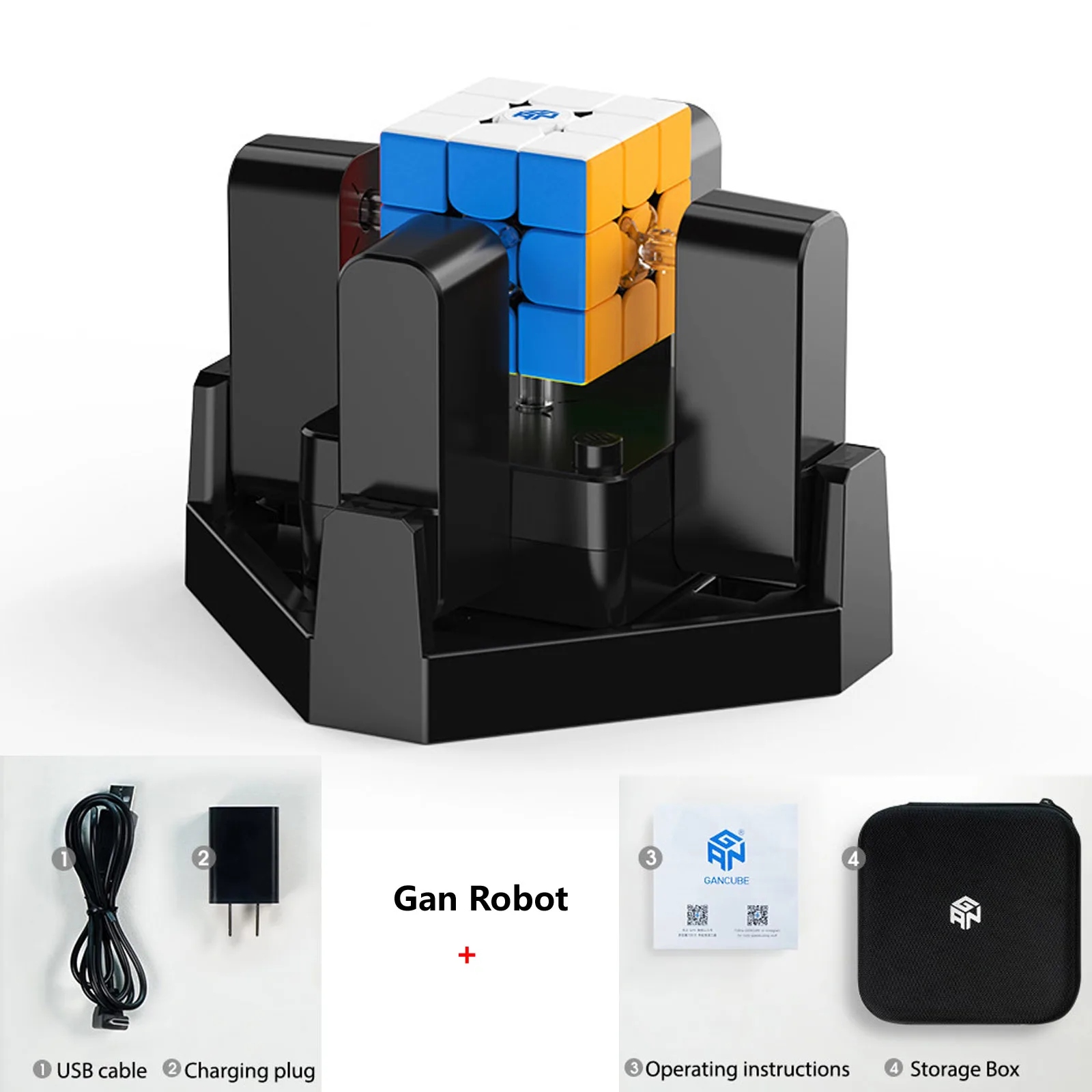 

GAN ROBOT 356i 3x3x3 Speed Magic Cube GAN 356 I Play 3x3 Magnets Stress Reliever Puzzle Cubo Magico Educational Toys for Kids