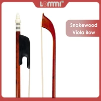 lommi professional 15 16 viola bow snakewood stick ebony frog ivory like frog white mongolia horsehair good balance point
