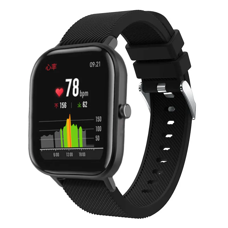 Для Xiaomi Huami Amazfit GTS силиконовый ремешок на запястье Замена для samsung Galaxy watch 42 мм gear sport/s2 Смарт-часы полосы