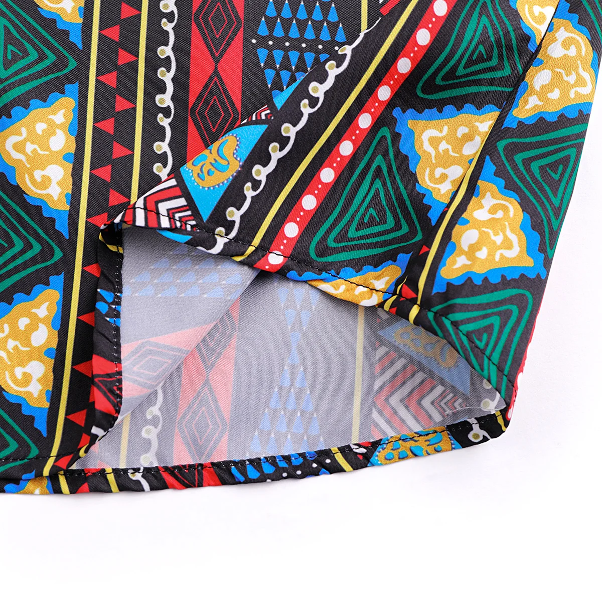 

Men's short-sleeved shirt classic summer Hawaiian beach daily casual go to work lapel celebrity style geometric pattern printed