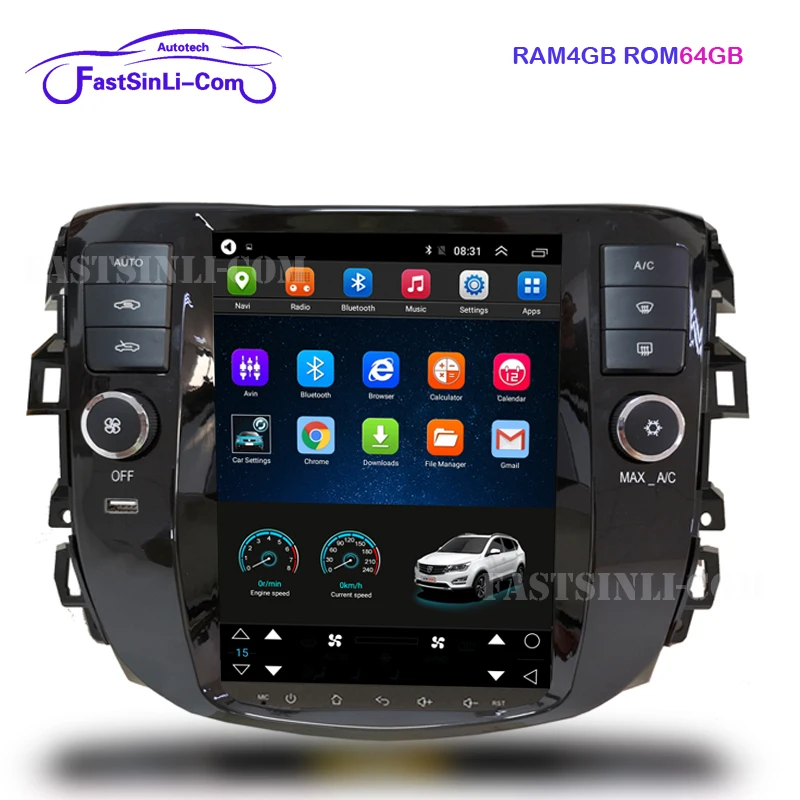 Android Tesla стиль автомобиля GPS навигация для Nissan Navara NP 300 2014 2017 мультимедийная лента