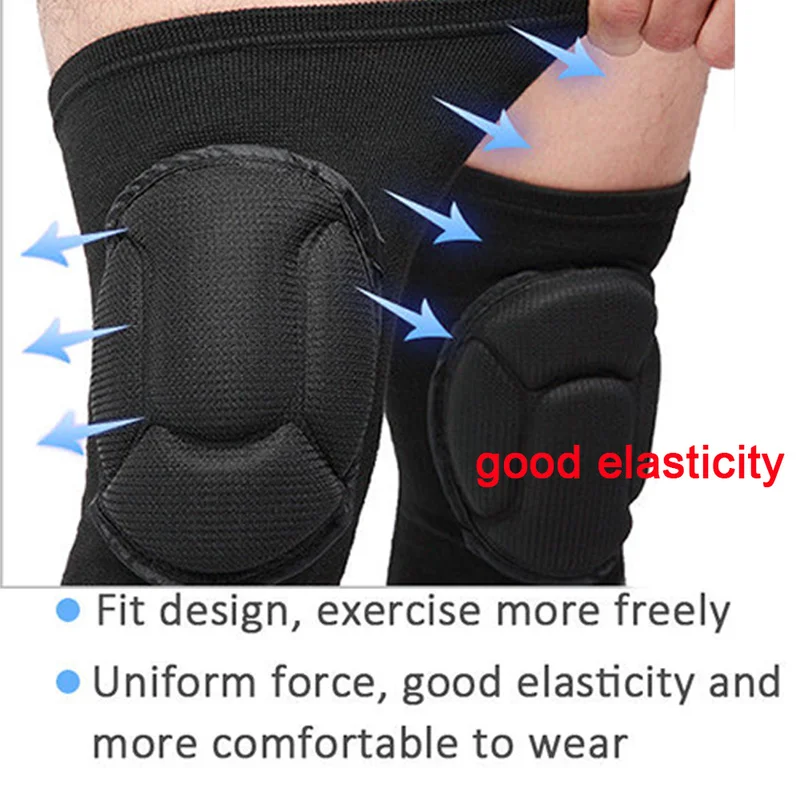 1 пара защитных наколенников толстый губчатый наколенник для футбола волейбола