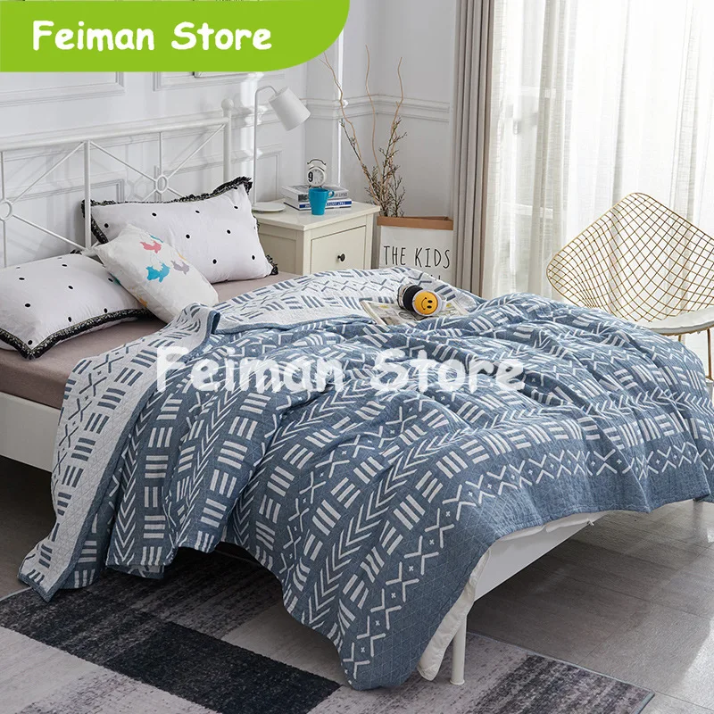 2019 новое летнее одеяло 100% хлопок Марлевое Европейское домашнее постельное белье