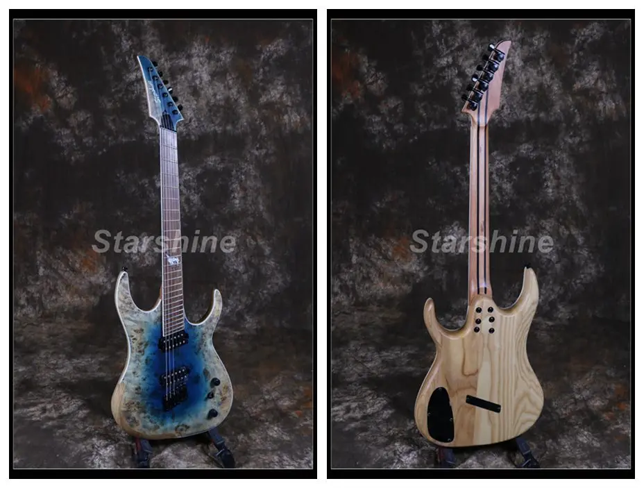 6 струн электрогитары XYS 600 узел сверху блокирующий тюнер пепельный корпус.