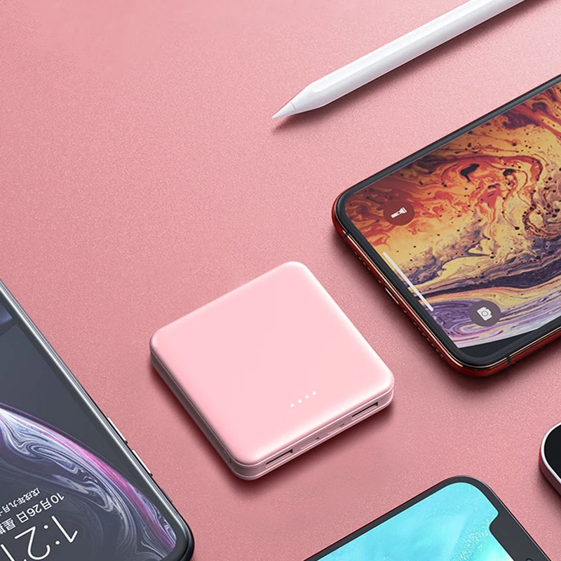 Мини Внешний аккумулятор 12000 мАч для iPhone X Xiaomi Mi внешний Pover Bank зарядное устройство