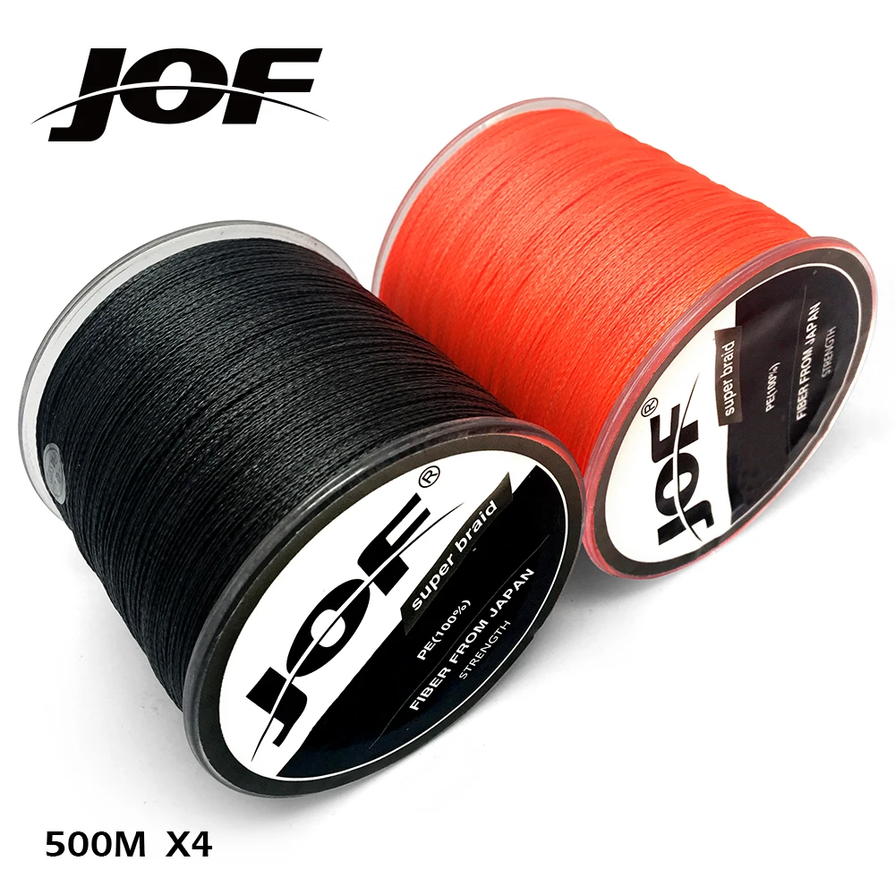 

Леска плетеная из ПЭ, 4 нити, 10-80 фунтов, 2018 м, 500 м