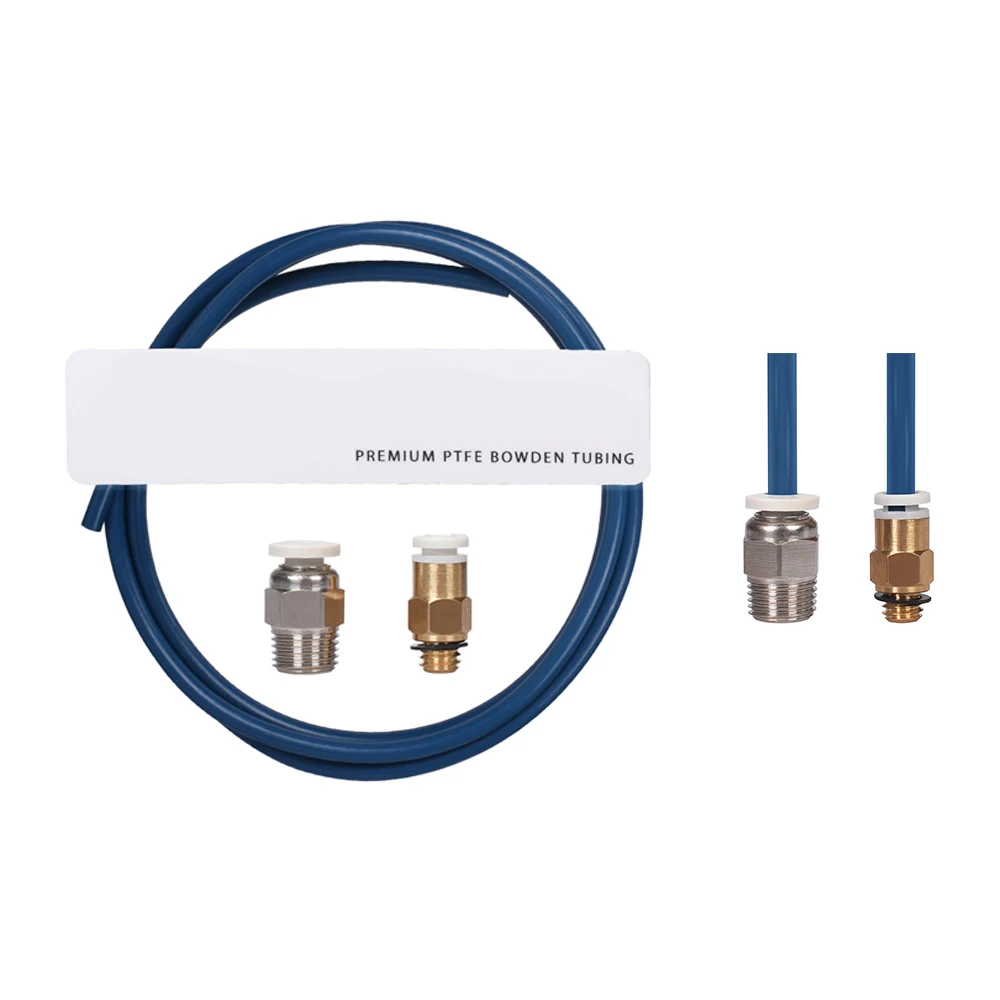 

Capricorn Bowden ПТФЭ трубки серии XS + быстроразъемный + прямой пневматический Фиттинг для серии Ender/CREALITY Запчасти для 3D-принтера