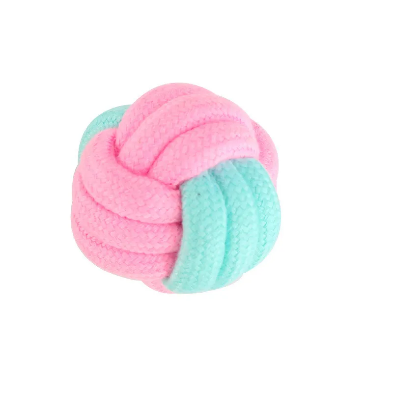 

4pcs Funny Interactive Dog Pet Toys Bite Resistant Cotton Rope Knot Puppy Teething Molar Toy For Pet Dogs Training Toys Supplies