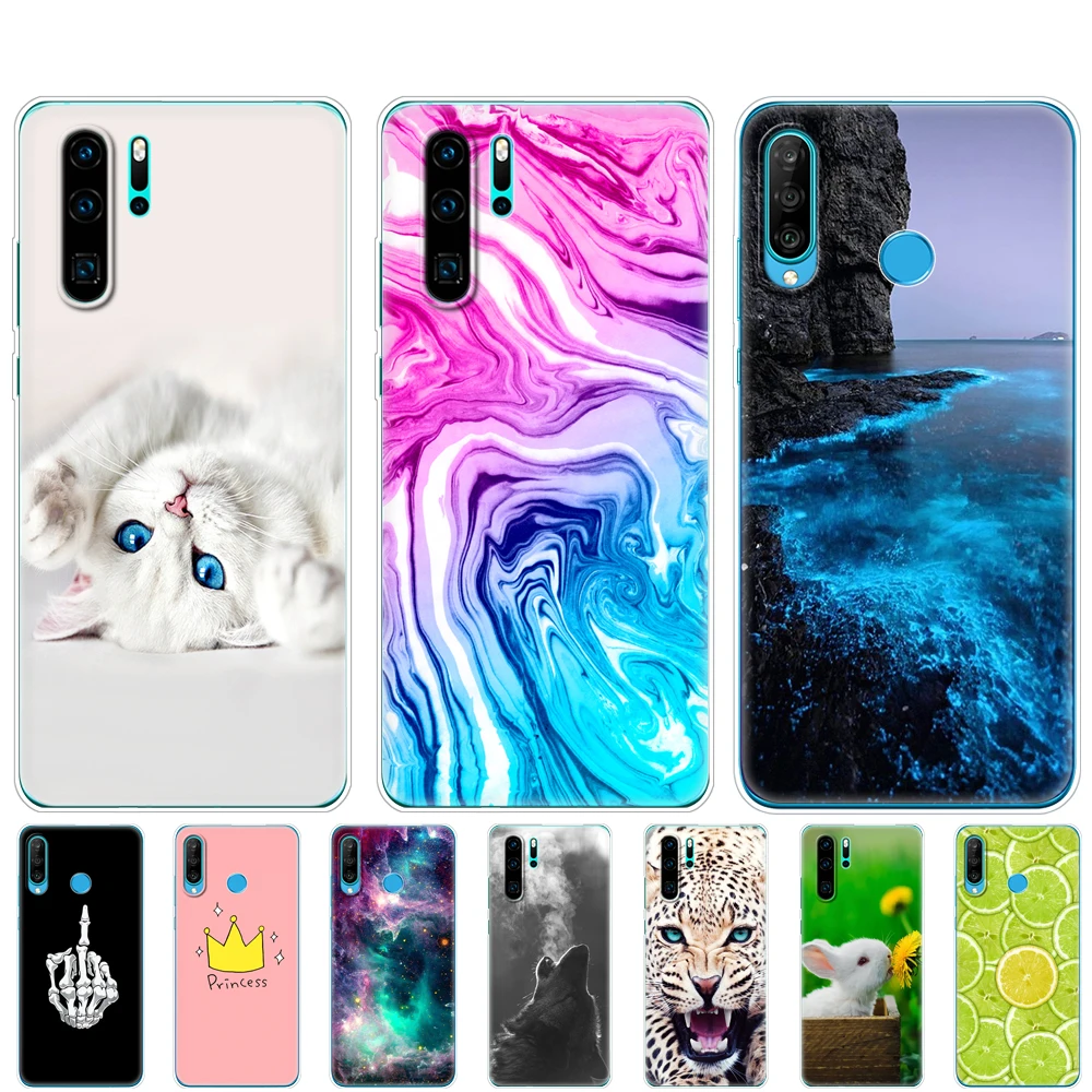 case for Huawei P30 Pro Case P30Pro Silicone TPU Phone Back Cover On VOG-L29 ELE-L29 P 30 Lite | Мобильные телефоны и