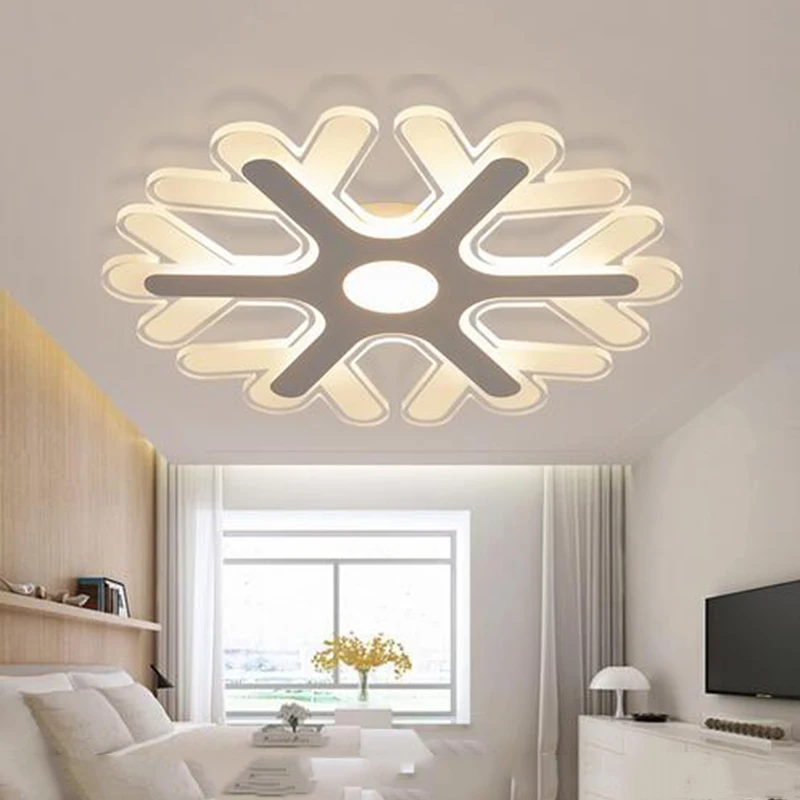 

jmmxiuz 2018 Hot sale Ultra-thin snow ceiling lamp acrylic bedroom lighting shaped LED room lamp+free shipping