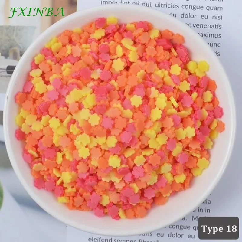FXINBA 10 г Fimo амулеты дополнение разбрызгивает слизь наполнитель пушистая клейкая масса Игрушки слизь Поставки аксессуары глина DIY ломтики торта десерт